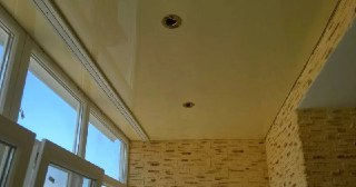 Натяжной потолок на балкон Ярцево, цена 6150 руб.